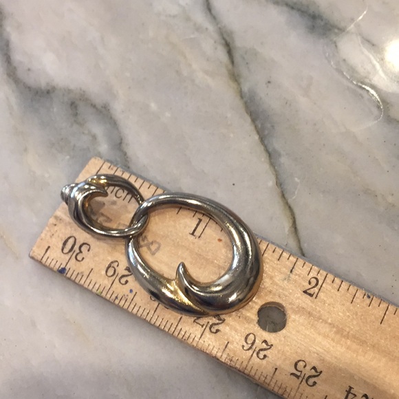 Vintage 80’s Gold Choker and Earrings - Picture 5 of 5